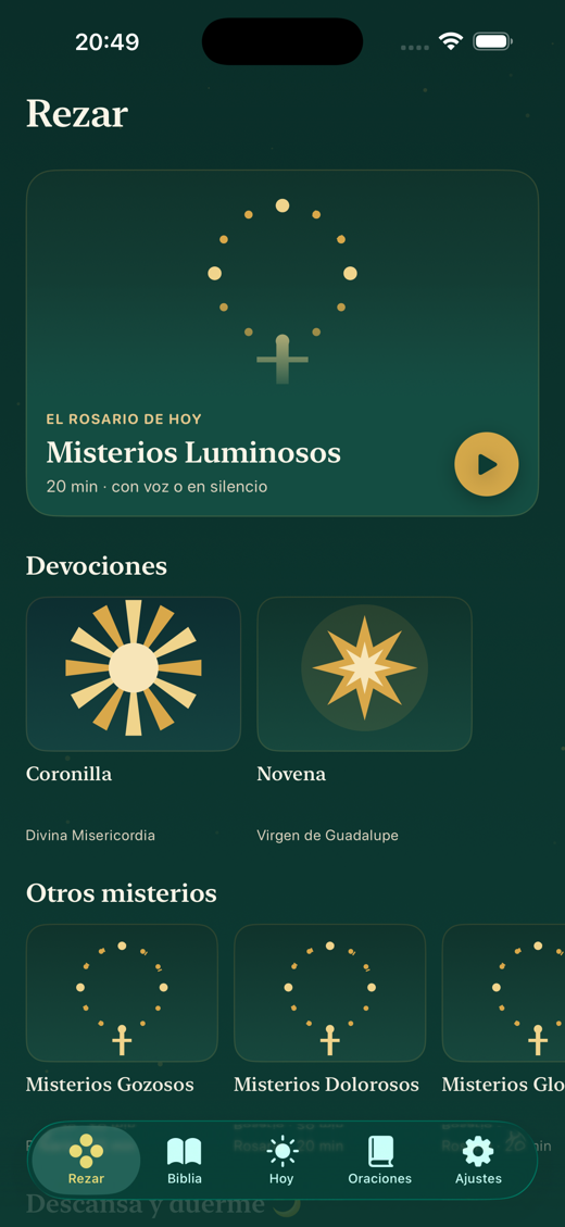 El rosario diario con voz